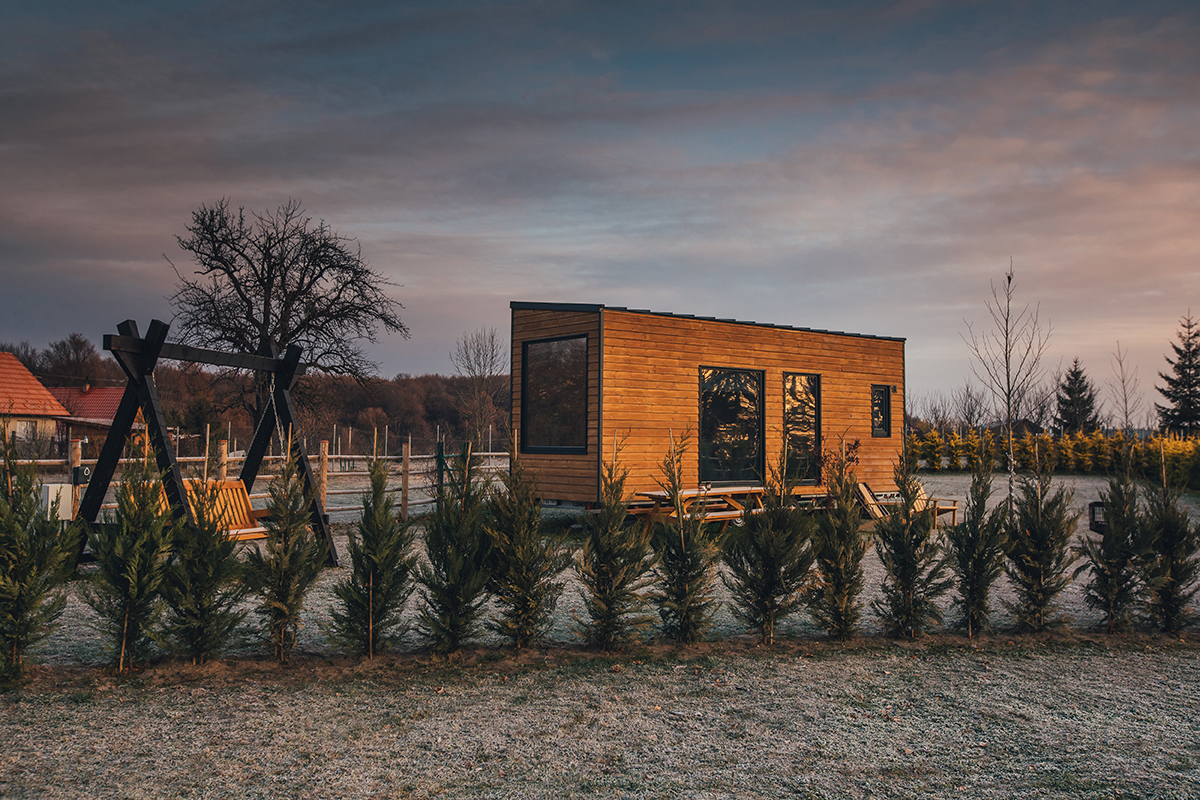 Tiny,House,On,Wheels.,Adventurous,Outdoor,Living,Concept.